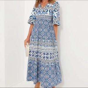 NWT Tuckernuck Majolica Tile Ginger Dress